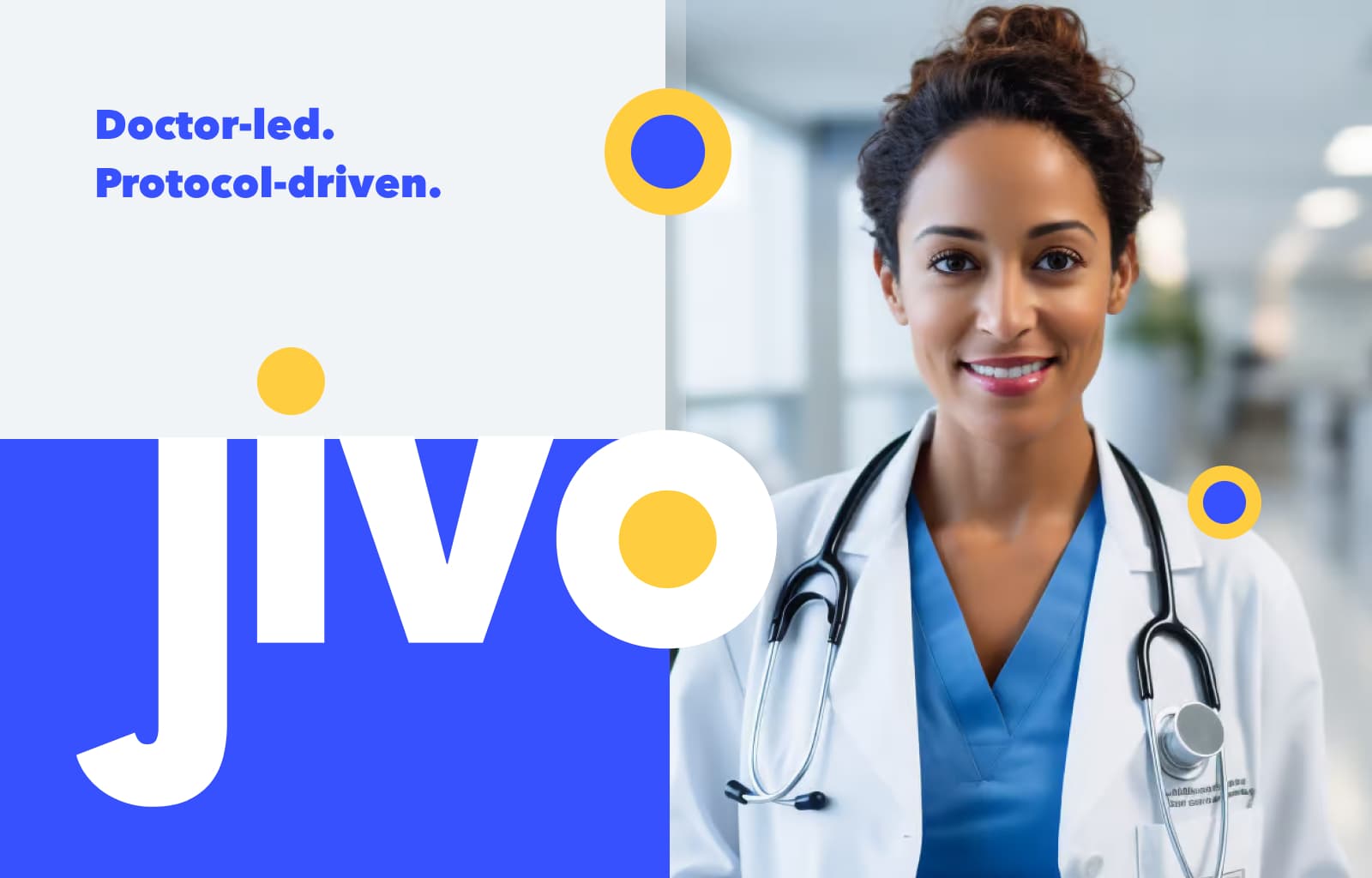 Doctor-led. Protocol-driven. Jivo Healthcare - Empathy, Compassion & Collaborative Care